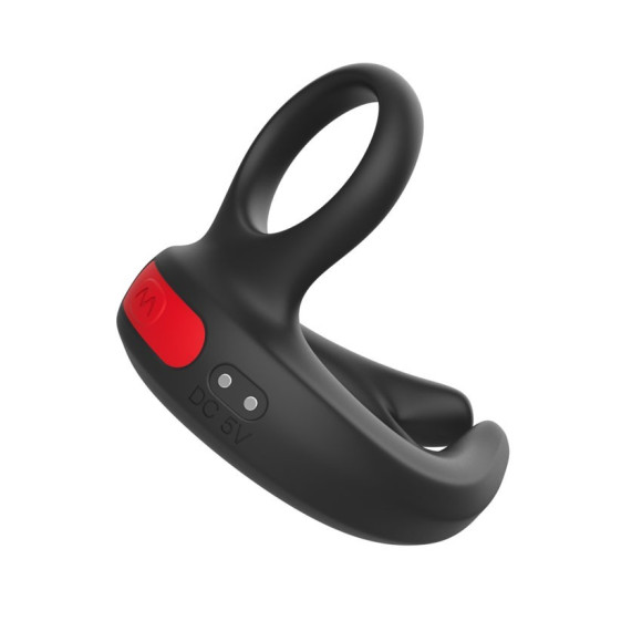 Черное эрекционное виброкольцо Cock Ring с пультом ДУ Черное эрекционное виброкольцо Cock Ring с пультом ДУ