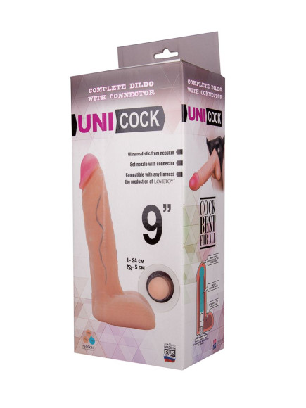 Фаллическая насадка Харнесс UNICOCK 9 - 24,5 см. Фаллическая насадка Харнесс UNICOCK 9 - 24,5 см.