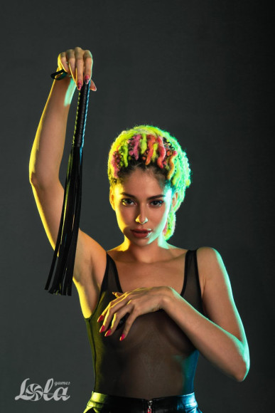 Черная плеть Rebel - 49 см. Черная плеть Rebel - 49 см.