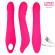 Розовый изогнутый вибромассажёр из силикона для G-стимуляции - 21,3 см. Розовый изогнутый вибромассажёр из силикона для G-стимуляции - 21,3 см.
