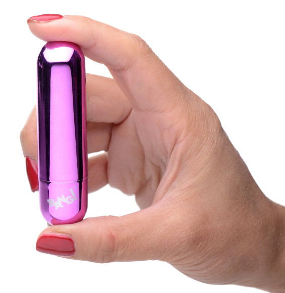 Лиловая вибропуля 10X Rechargeable Vibrating Metallic Bullet Лиловая вибропуля 10X Rechargeable Vibrating Metallic Bullet