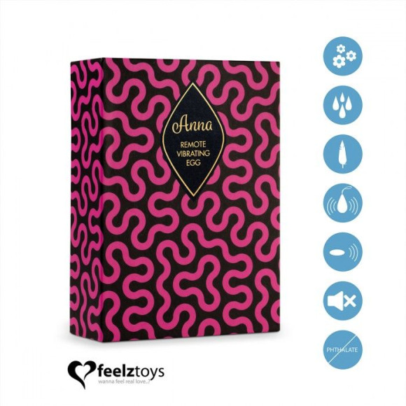 Бирюзовое виброяйцо на радиоуправлении Anna Vibrating Egg Remote Бирюзовое виброяйцо на радиоуправлении Anna Vibrating Egg Remote
