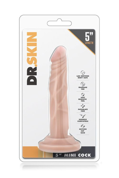 Телесный фаллоимитатор-реалистик 5 Inch Mini Cock на присоске - 14,6 см. Телесный фаллоимитатор-реалистик 5 Inch Mini Cock на присоске - 14,6 см.