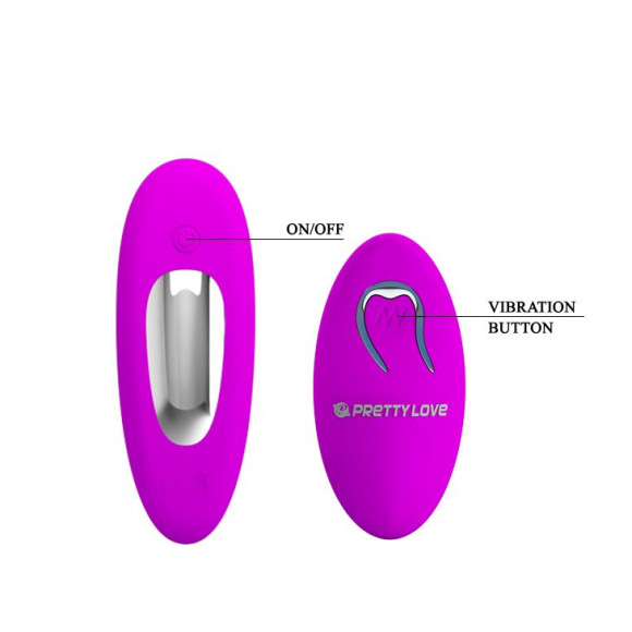 Универсальный вибромассажер для пар Magic Fingers U с пультом ДУ Универсальный вибромассажер для пар Magic Fingers U с пультом ДУ