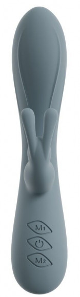 Силиконовый вибратор-кролик VELINA Rabbit Vibrator - 20 см.