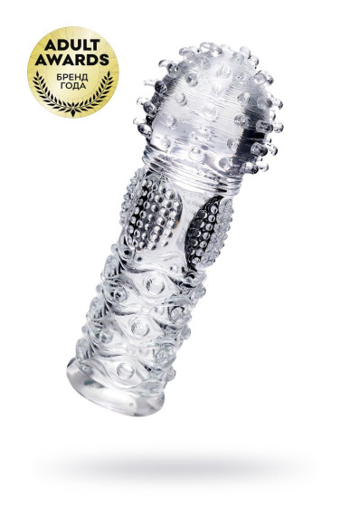 Прозрачная рельефная насадка на палец Hicks - 8,5 см. Прозрачная рельефная насадка на палец Hicks - 8,5 см.