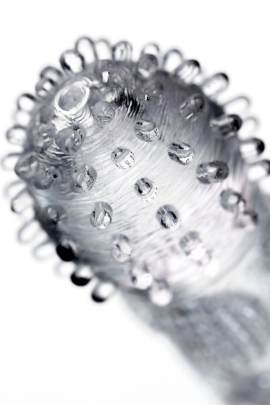 Прозрачная рельефная насадка на палец Hicks - 8,5 см. Прозрачная рельефная насадка на палец Hicks - 8,5 см.