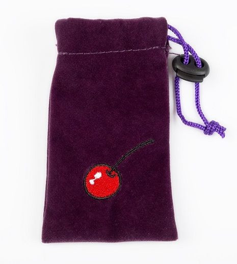 Маленькая витая пробка с прозрачным кристаллом - 7,5 см.