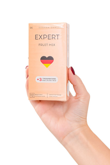 Ароматизированные презервативы EXPERT Fruit Mix - 12 шт.(+3 в подарок) Ароматизированные презервативы EXPERT Fruit Mix - 12 шт.(+3 в подарок)