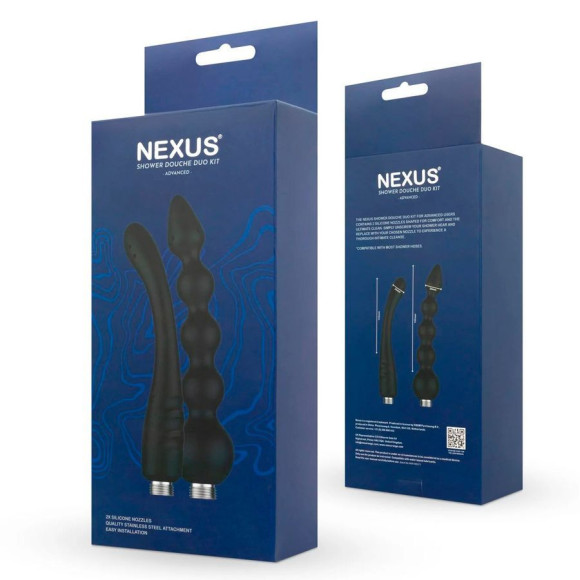 Набор из 2 насадок для анального душа Shower Douche Duo Kit Набор из 2 насадок для анального душа Shower Douche Duo Kit