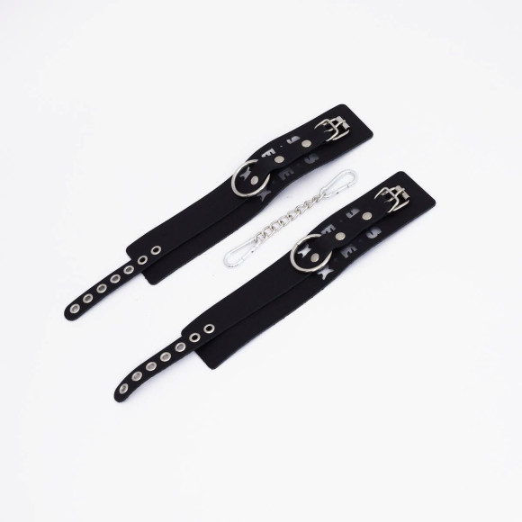 Черные кожаные оковы Sex Черные кожаные оковы Sex