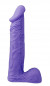 Фиолетовый фаллоимитатор большого размера XSKIN 9 PVC DONG - 23 см.