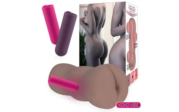 Коричневый вибромастурбатор-анус TONGGGO-Black Angel Auto Коричневый вибромастурбатор-анус TONGGGO-Black Angel Auto