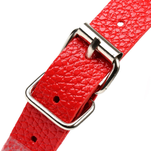 Красный кляп-шар с отверстиями для дыхания Красный кляп-шар с отверстиями для дыхания