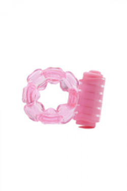 Розовое эрекционное кольцо с вибрацией Orgasmus III