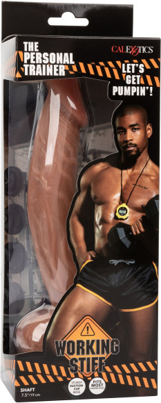 Коричневый фалоимитатор The Personal Trainer - 24,2 см. Коричневый фалоимитатор The Personal Trainer - 24,2 см.