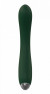 Зеленый гибкий силиконовый вибратор - 20,5 см.