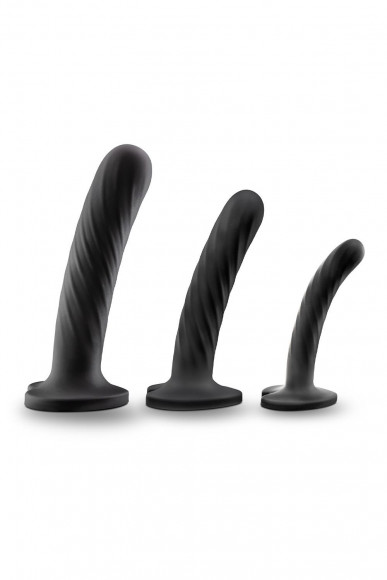 Набор из 3 стимуляторов со спиралевидным рельефом Twist Kit Набор из 3 стимуляторов со спиралевидным рельефом Twist Kit