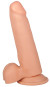 Фаллоимитатор на присоске телесного цвета - 16,5 см.
