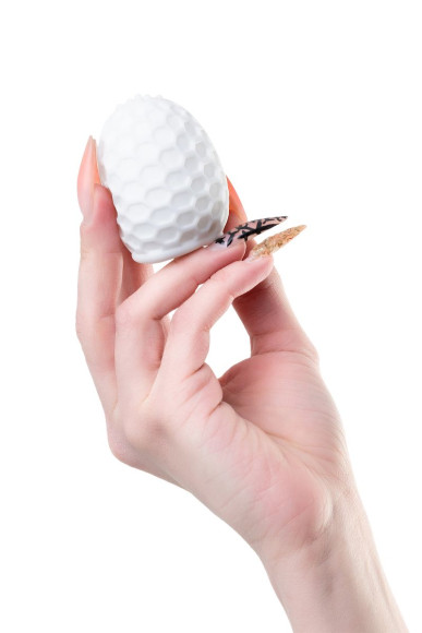 Белый рельефный мастурбатор Pufl Белый рельефный мастурбатор Pufl