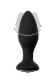 Черная анальная вибровтулка Tucana с ротацией и управлением через приложение - 12 см. Черная анальная вибровтулка Tucana с ротацией и управлением через приложение - 12 см.