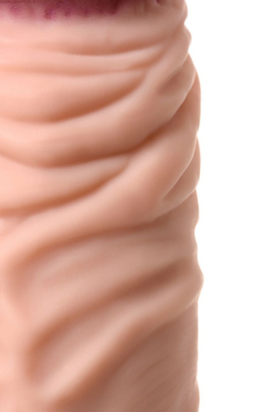 Телесный реалистичный мультискоростной вибратор - 22,5 см. Телесный реалистичный мультискоростной вибратор - 22,5 см.