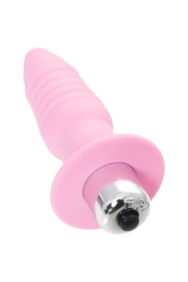 Розовая анальная вибровтулка Princess - 9 см. Розовая анальная вибровтулка Princess - 9 см.
