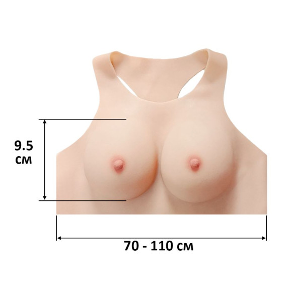 Протез молочных желез в форме борцовки (3 размер) Протез молочных желез в форме борцовки (3 размер)
