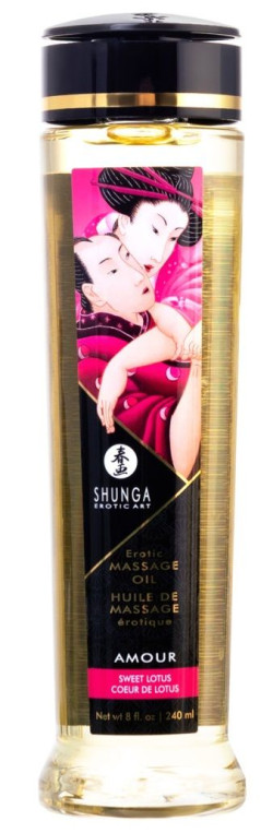 Массажное масло с ароматом цветов лотоса Amour - 240 мл. 