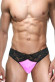 Мужские черно-розовые трусы-танга Мужские черно-розовые трусы-танга