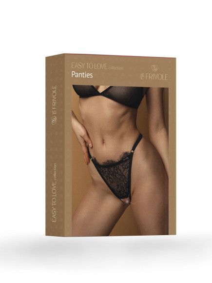 Соблазнительные кружевные трусики-стринги с доступом Соблазнительные кружевные трусики-стринги с доступом