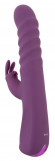 Фиолетовый вибратор-кролик 2 Function Rabbit Vibrator - 23,7 см.