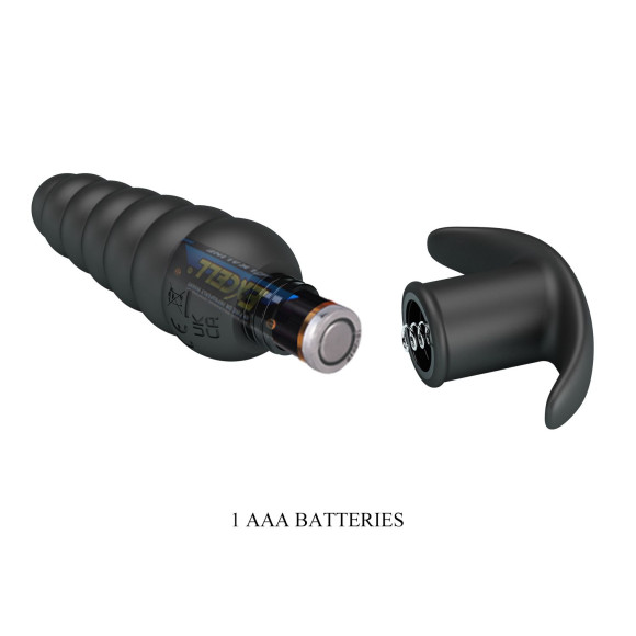 Черный анальный вибростимулятор Aeolis - 11 см. Черный анальный вибростимулятор Aeolis - 11 см.