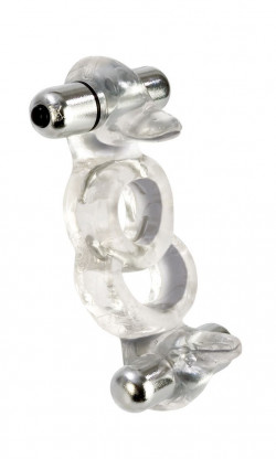 Кольцо на пенис  4 удовольствия в одном 