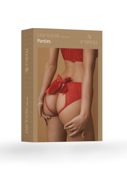 Сексуальные трусики с доступом и бантом сзади Сексуальные трусики с доступом и бантом сзади