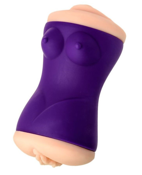 Двухсторонний мастурбатор JOS YARA в фиолетовой колбе Двухсторонний мастурбатор JOS YARA в фиолетовой колбе