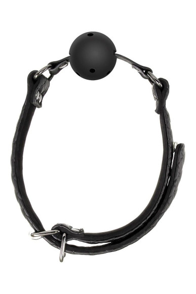 Черный кляп-шарик BALL GAG DIAMOND Черный кляп-шарик BALL GAG DIAMOND