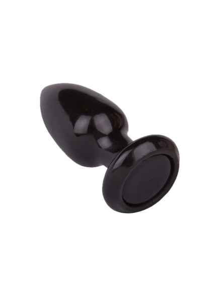 Черная анальная пробка MAGNUM 5 - 8,5 см. Черная анальная пробка MAGNUM 5 - 8,5 см.