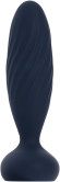 Темно-синяя анальная вибропробка Jordan с поступательными движениями - 12 см. Темно-синяя анальная вибропробка Jordan с поступательными движениями - 12 см.