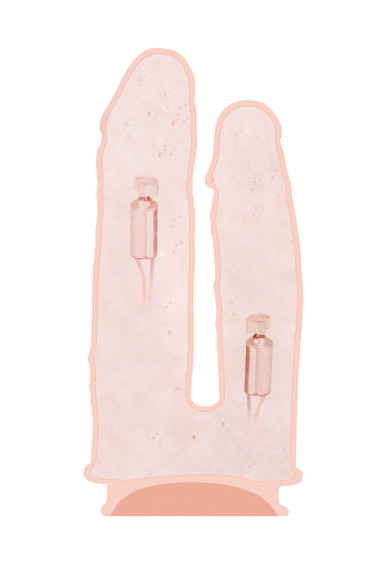 Телесный анально-вагинальный вибратор RealStick Silicone Jason M - 18 см. Телесный анально-вагинальный вибратор RealStick Silicone Jason M - 18 см.