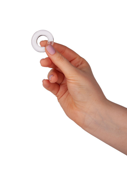 Набор из 3 гладких прозрачных эрекционных колец Набор из 3 гладких прозрачных эрекционных колец