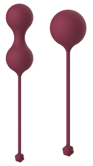 Набор бордовых вагинальных шариков Love Story Carmen Набор бордовых вагинальных шариков Love Story Carmen