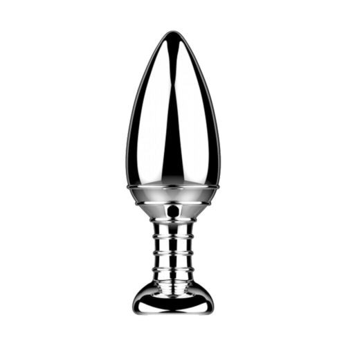 Металлическая анальная вибропробка Cestos - 10,8 см. Металлическая анальная вибропробка Cestos - 10,8 см.