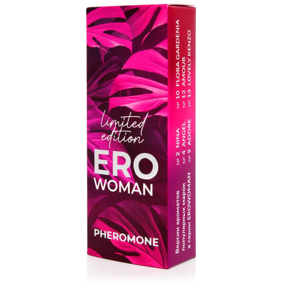 Ароматизирующая композиция с феромонами Erowoman №9 Limited Edition - 10 мл. Ароматизирующая композиция с феромонами Erowoman №9 Limited Edition - 10 мл.