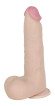 Телесный перезаряжаемый вибратор-реалистик из неоскин - 22 см. Телесный перезаряжаемый вибратор-реалистик из неоскин - 22 см.