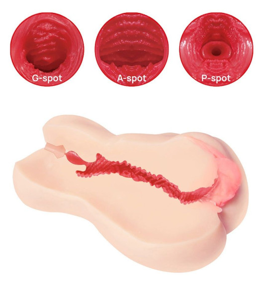 Мастурбатор-вагина с двойным слоем материала Jenny Onahole edition 005 Мастурбатор-вагина с двойным слоем материала Jenny Onahole edition 005