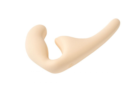Бежевый безремневой страпон Seduction - 20,5 см. Бежевый безремневой страпон Seduction - 20,5 см.