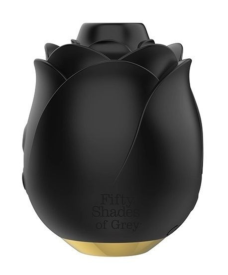 Черный клиторальный стимулятор Black Rose Silicone Clitoral Suction Черный клиторальный стимулятор Black Rose Silicone Clitoral Suction