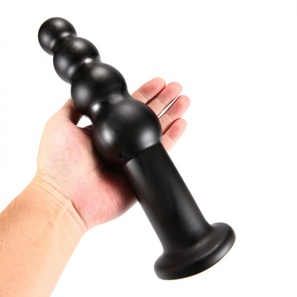 Черный анальный стимулятор X-men - 27 см.