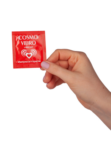 Саше женского стимулирующего лубриканта на силиконовой основе Cosmo Vibro - 3 гр. Саше женского стимулирующего лубриканта на силиконовой основе Cosmo Vibro - 3 гр.